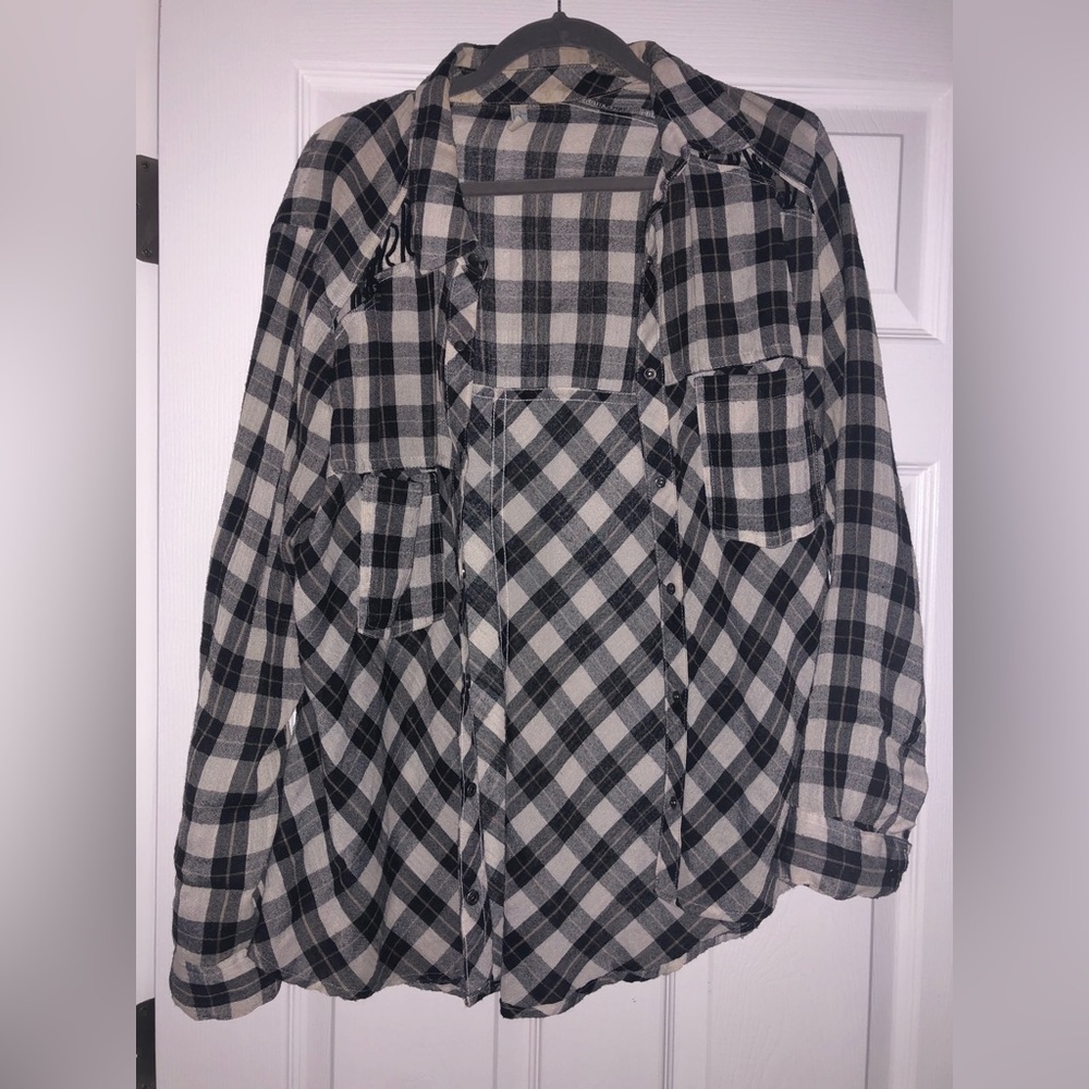 Free People button down